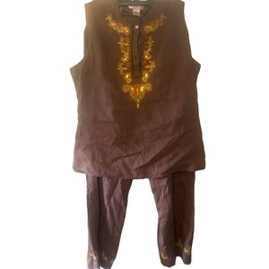 ❤️2pc vest outfit